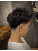 ノーティ(NORTY)&nbsp;スパイキーショート　テーパーフェード　メンズ　短髪