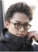 スパイラルパーマスパイキーショートウルフカットルーズパーマ