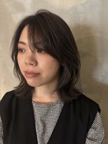 キリ 逗子(kiri)&nbsp;逗子葉山ハッシュボブハッシュレイヤーカットウルフボブ眉毛k61