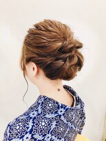 モードファクター デザイナーズサロン(mode Factor designer's salon)&nbsp;浴衣にピッタリのアップスタイル