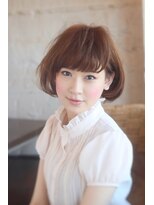 ●大人かわいい 小顔 ナチュラル ショートボブ 30代40代50代
