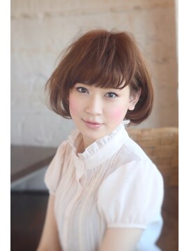 ジーナ(JINA) ●大人かわいい 小顔 ナチュラル ショートボブ 30代40代50代
