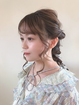 エイチビーケイヘアーデザイン(HbK hair design) 編み下ろしアレンジ