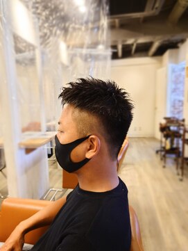 アンプリュス リアン(1+ Unplus lien) ツーブロック×グラデーション/亀戸