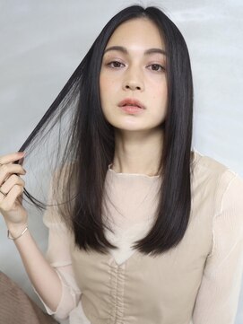 テトテ バイ ミリー 江坂(tetote by milly) 【tetote江坂】大人かわいいナチュラル黒髪ストレート