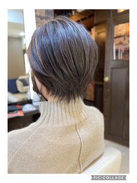 ニューラインギンザ(New-Line 銀座) ［金子涼］透明感ベージュハイライトおしゃれハンサムショート