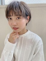 アンルポン 天満橋(un le pont)&nbsp;【un le pont天満橋】耳かけナチュラルショート×無造作バング