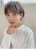 【un le pont天満橋】耳かけナチュラルショート×無造作バング