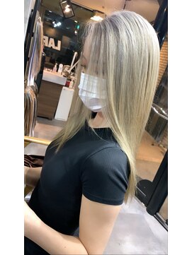 ラフ 難波店(LAFF) #黒髪#ボブルフ#ネビージュ#小顔#ワンレン