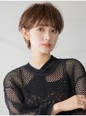 マッシュショート20代30代40代大人可愛い暗髪うる艶髪青山表参道