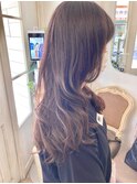 大人可愛いひし形小顔見えくびれロングヘア梅ヶ丘美容室