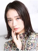 大人可愛い小顔美髪ツヤ髪こなれヘアワンカール外ハネA5