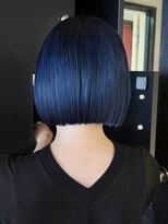 アルバム 銀座(ALBUM GINZA)&nbsp;ネイビーボブ_大人ガーリーチョコレートプリカール_ba422901