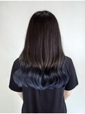 裾カラー ブルーサファイア