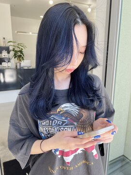 ザワン(the one .) 【the one.】韓国レイヤー×ネイビーブルー TANAKA