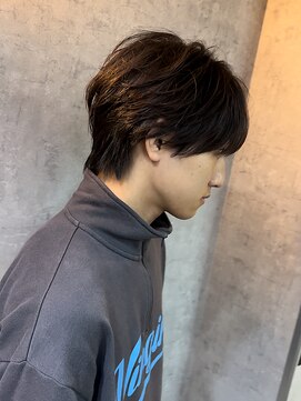 クレイ(Clay) 韓国風メンズショート#センターパート