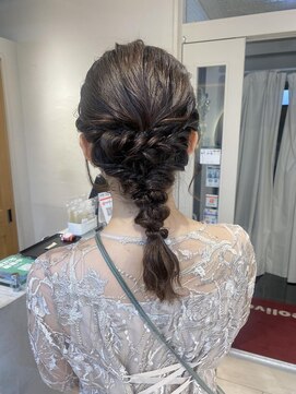 テトラ バイ ネオリーブ 横浜西口店(tetra by neolive) ＊華やか編みおろしアレンジ＊[横浜/横浜駅]