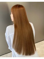 ハルキミナト ジャパン トウキョウ(HARUKI MINATO japan TOKYO) 30代40代50代イメチェンフルバングレッドブラウン似合わせカット