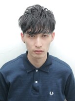 キイ ギンザ(k.e.y GINZA)&nbsp;ビジネスショート×ニュアンスパーマ