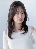 くびれレイヤーレイヤーカット透明感カラー髪質改善艶髪
