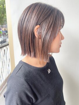 モリオフロムロンドン 原宿本店(morio from London) 【morio原宿】外はねボブ 切りっぱなし