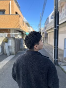 スウェル 船橋店(Swell) #カルマパーマ#ベリーショート#ダークアッシュ#ニュアンスパーマ