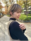 黒髪ボブルフネビージュ小顔ワンレンスペインカール大宮