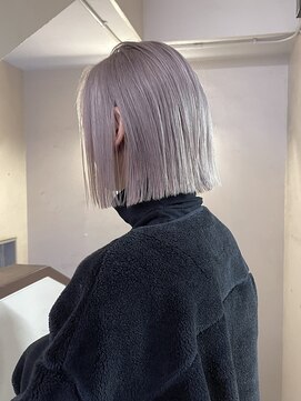 ソイ 下北沢(soi) white beige _切りっぱなしボブ_パツッとボブ