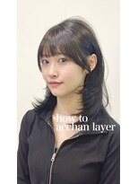 ビューエヒメ(VIEW EHIME)&nbsp;★小顔前髪レイヤーカットナチュラル透明感ベージュ