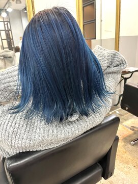 ヘアースペース エートゥーゼット(HairSpace AtoZ) ネイビー/シャドールーツ/ダブルカラー