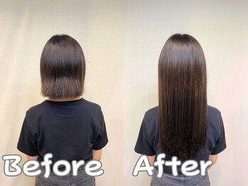 エクステ美容室 セクション 横浜石川町(SECTION)の写真/【効果は長く持続★髪質改善トリートメント】１度体験したら忘れられない手触りにリピートする方多数!!