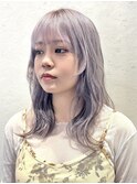 ハイトーンカラー  ブリーチカラー 顔周りカット