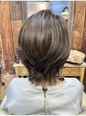 ウルフヘアスタイル