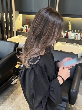 エンター 天神店(ENTER) 艶髪ハイライト/髪質改善/ストレート/ENTER 天神店