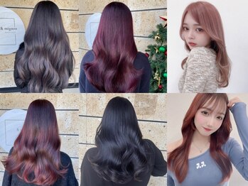 ミニョン(& mignon)の写真/パーソナルカラー診断でお肌に溶け込む髪色をご提案◎女性らしい柔らかな質感をつくりお洒落度もUP＊