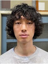 ナループロアオハナ(Nalu pu loa ohana)&nbsp;マッシュパーマショートパーマ海外風ハードパーマくせ毛パーマ