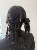 ヘアセット/ヘアアレンジ/二次会/大人美人/韓国風＠30代40代50代