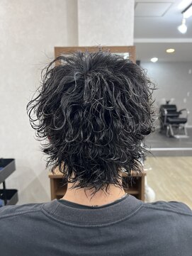 スウェル 津田沼店(Swell) ウルフ×波巻きパーマ[津田沼駅/Men's/メンズカット/パーマ]