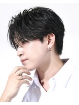 メンズニュアンスセンターパート
