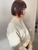 イノセントヘア(innocent.hair)&nbsp;暗髪ボブ×インナーカラー