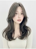 アディクシーカラーハイライトダブルカラーレイヤーカット韓国