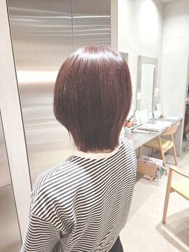 オーガニック リブ 川越(organic+live) 冬のダメージケア◎髪質改善ショートボブ×縮毛矯正