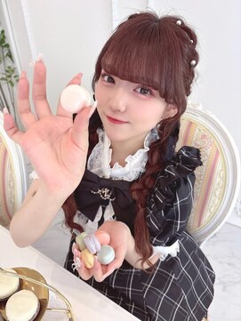 石田萌依ちゃん＊編み込みおさげヘア＊まゆ