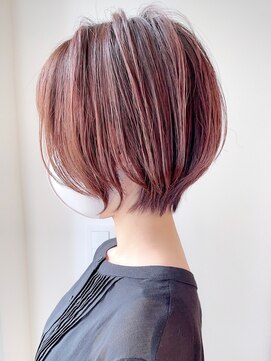 セイドット リー(Say. Ree) Say.くびれショート丸みショートヘーゼルグレージュ表参道青山