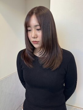 あき/顔まわりレイヤーカット