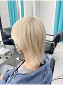 ［新宿駅/ココアベージュ/クラゲヘアー/オリーブグレー］