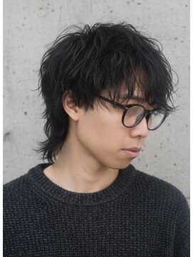 ニューヨークニューヨーク イオンスタイル東淀川店(NYNY) 波巻きパーマメンズウルフカット