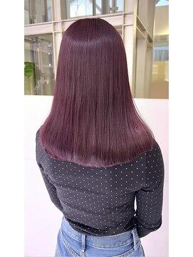 クラメールパリ 福岡(Kraemer Paris) 【ブリーチなしカラー】【色持ち重視】ピンクカラー