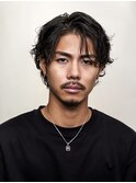 men's hair/波巻きツイストスパイラル/ニュアンスパーマ