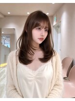 サンド ミュウ 横浜店(sand mieu)&nbsp;ミディアムレイヤー/レイヤーカット/レイヤー/横浜美容室
